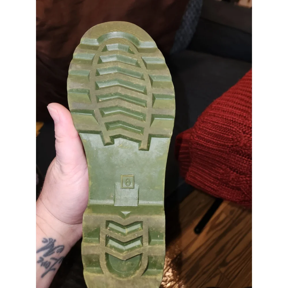 Vineyard Vines Classic Whalies Rain Boots Green Womens 6 Waterproof - Picture 3 of 3